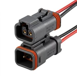 Deutsch DT Style DT06-2S 2-Pin Sealed Waterproof Automotive Connector Deutsch DT Style DT06-2S 2-Pin Sealed Waterproof Automotive Connector